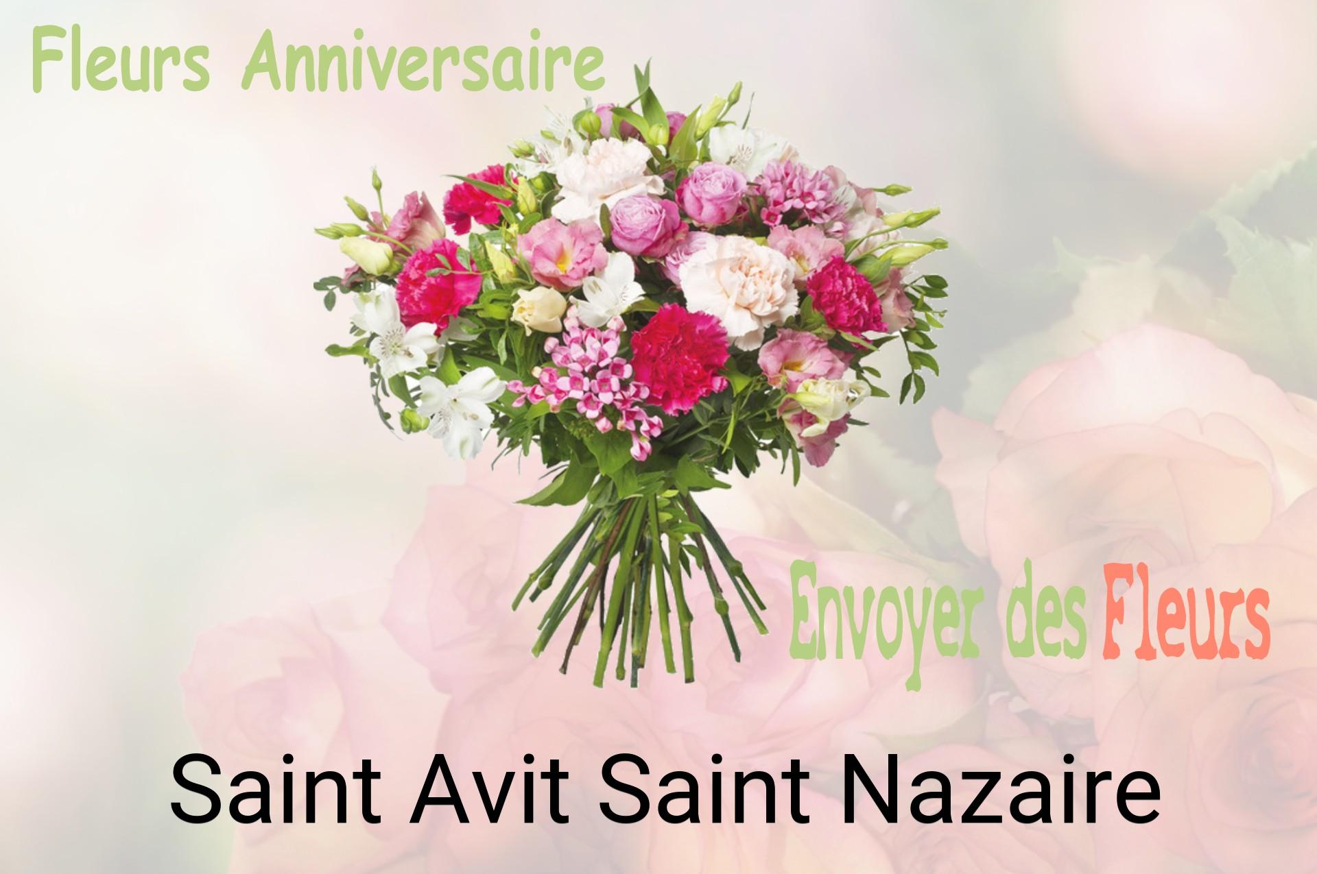 Bouquet de fleurs d’anniversaire livré à Saint-Avit-Saint-Nazaire