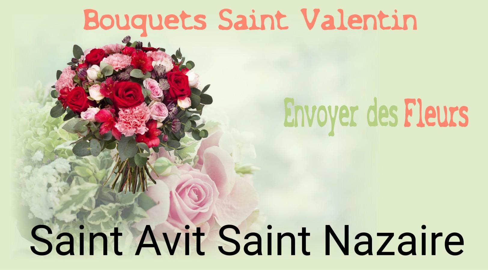 Roses de Saint-Valentin livrées à Saint-Avit-Saint-Nazaire